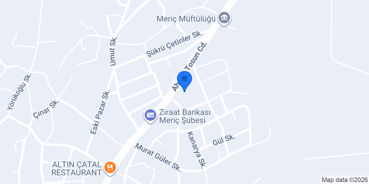 Meriç İlçe Milli Eğitim Müdürlüğü konumu