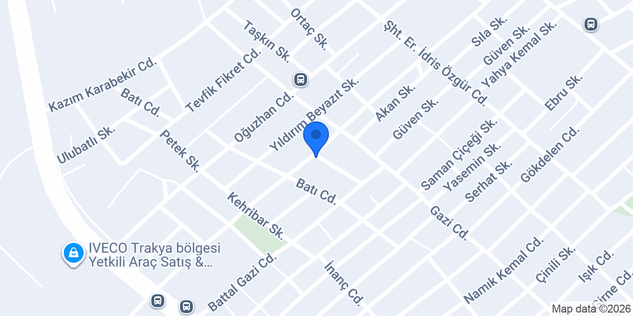 MİLA TUR ÇORLU konumu