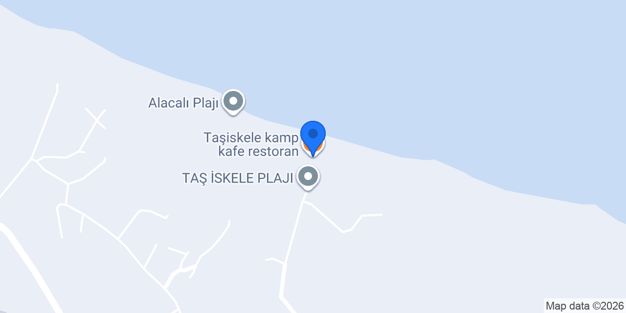 Taşiskele kamp kafe restoran konumu