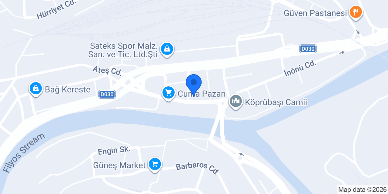 PERGELLER YAPI MALZEMELERİ konumu
