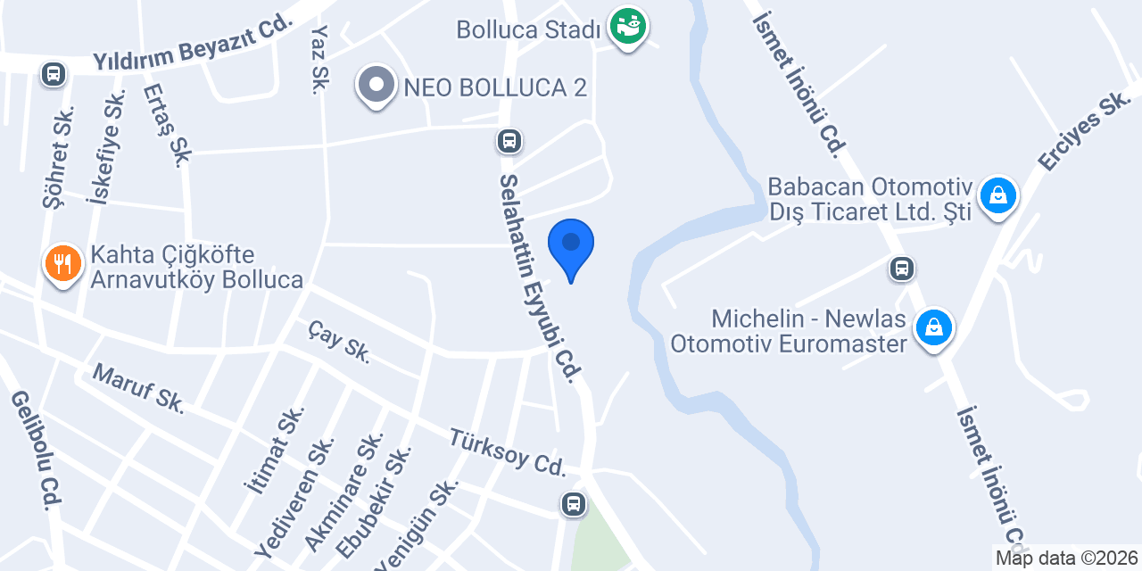 Rubber Kauçuk konumu