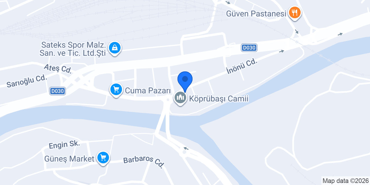Özen Pastanesi konumu