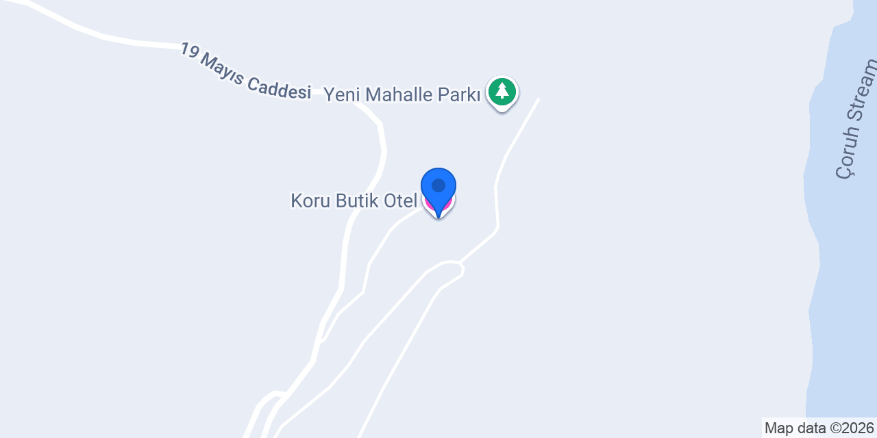 Koru Butik Otel konumu