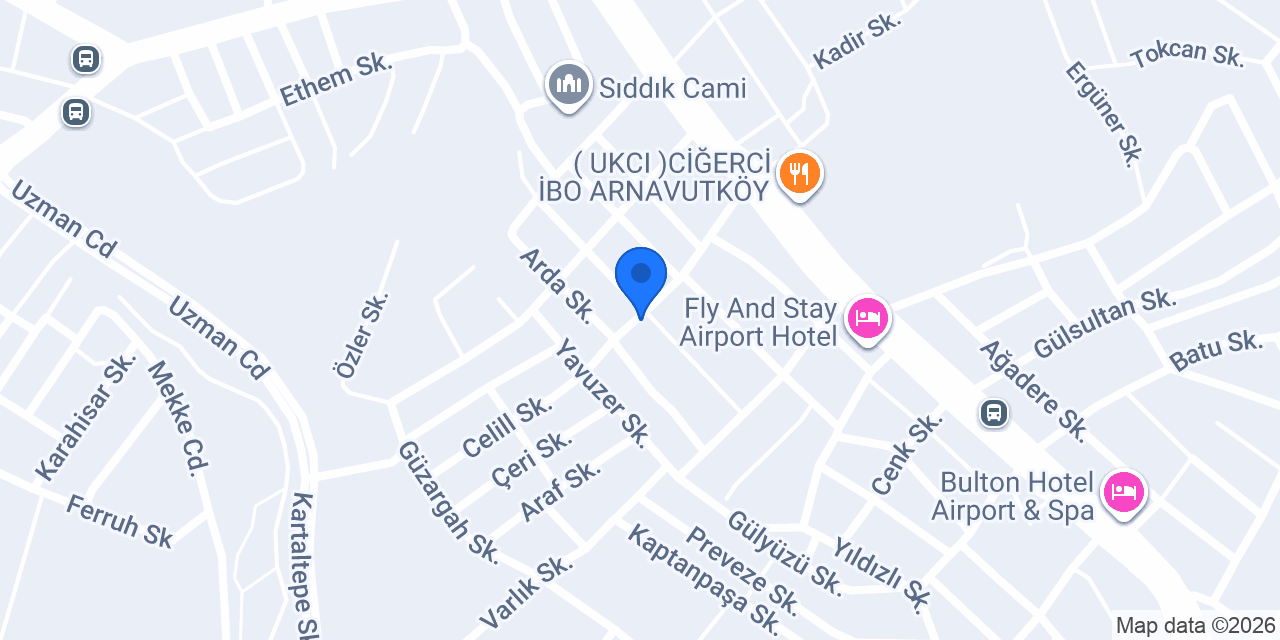 çevik taksi konumu