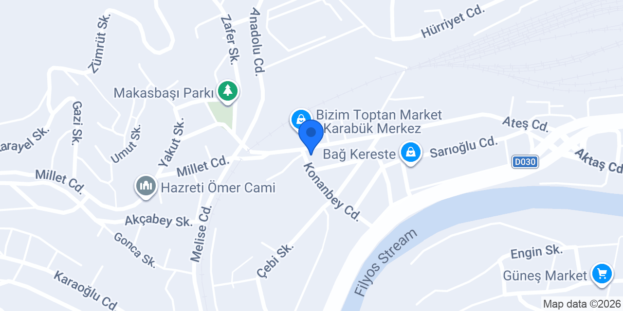 Yaman Mobilya konumu