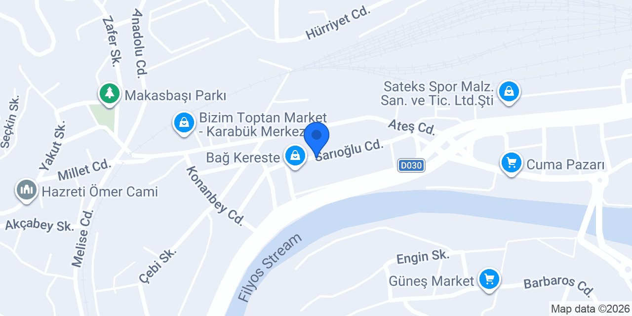AKBAŞ CAM BALKON KARABÜK konumu