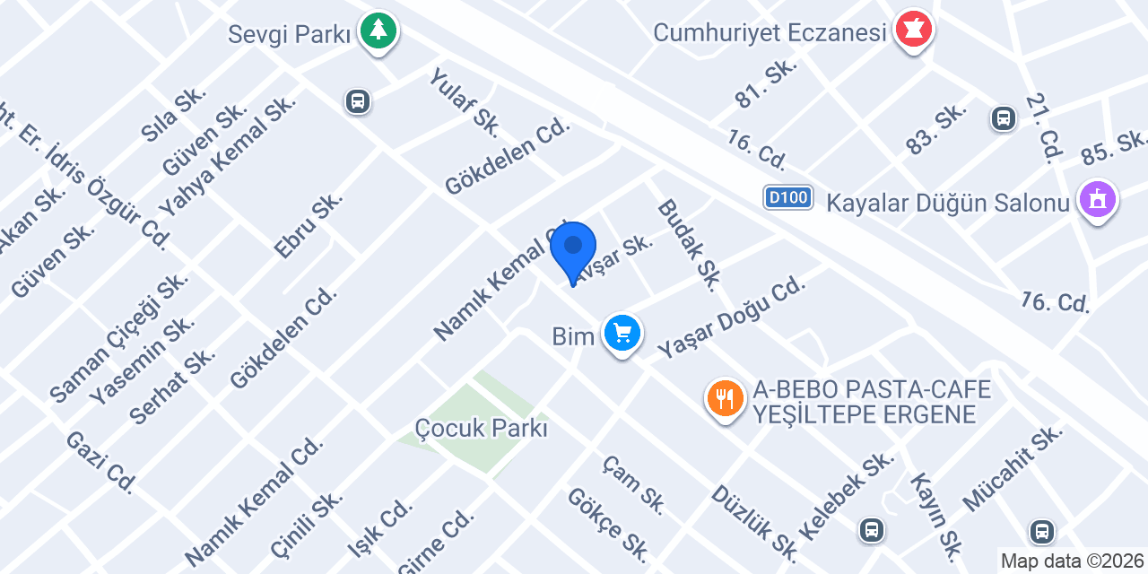 Vezir Terzi (Anahtarcılık ve Çilingir) konumu