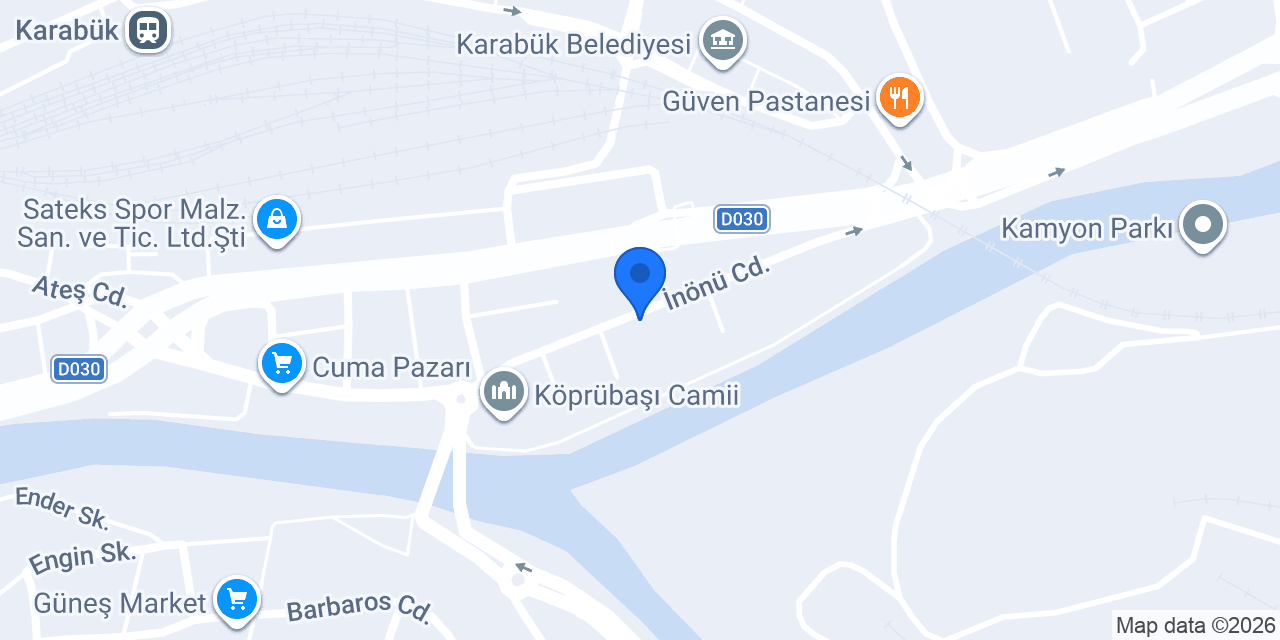 Bambi Yatak Karabük konumu