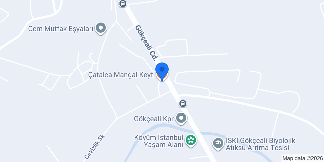 Çatalca Mangal Keyfi konumu