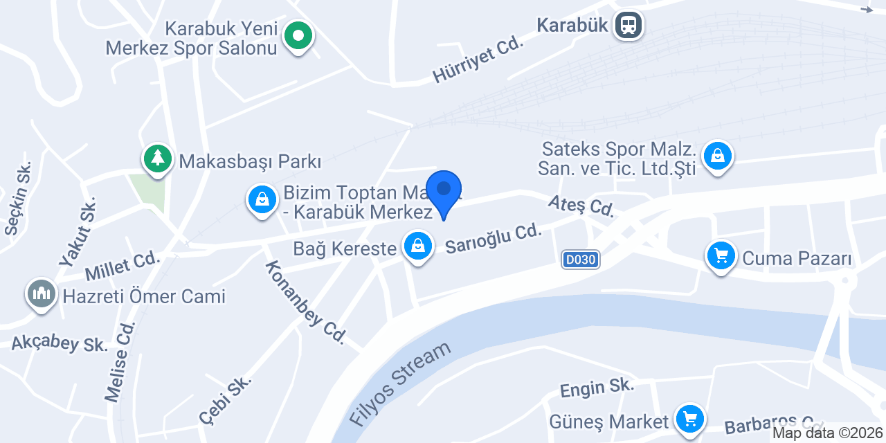 USTAM OTO LASTİK konumu
