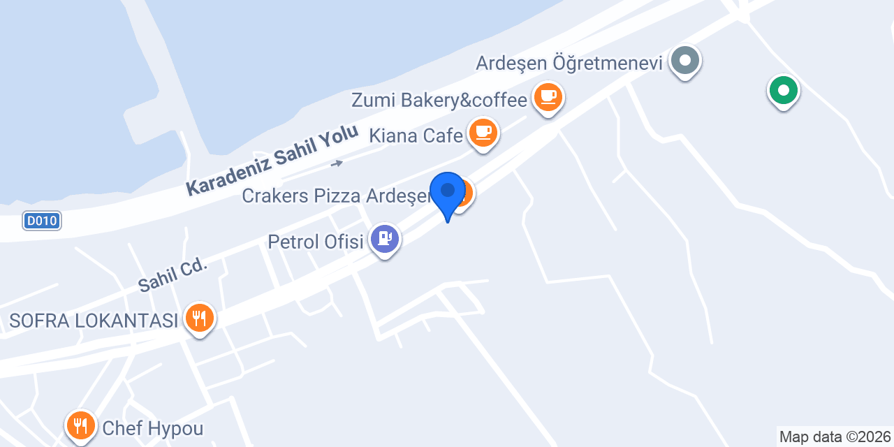 Ardeşen Matbaası konumu
