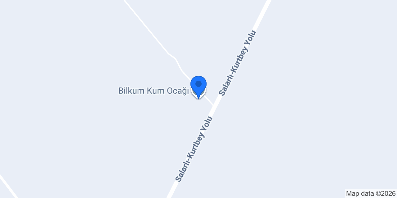 Bilkum Kum Ocağı konumu