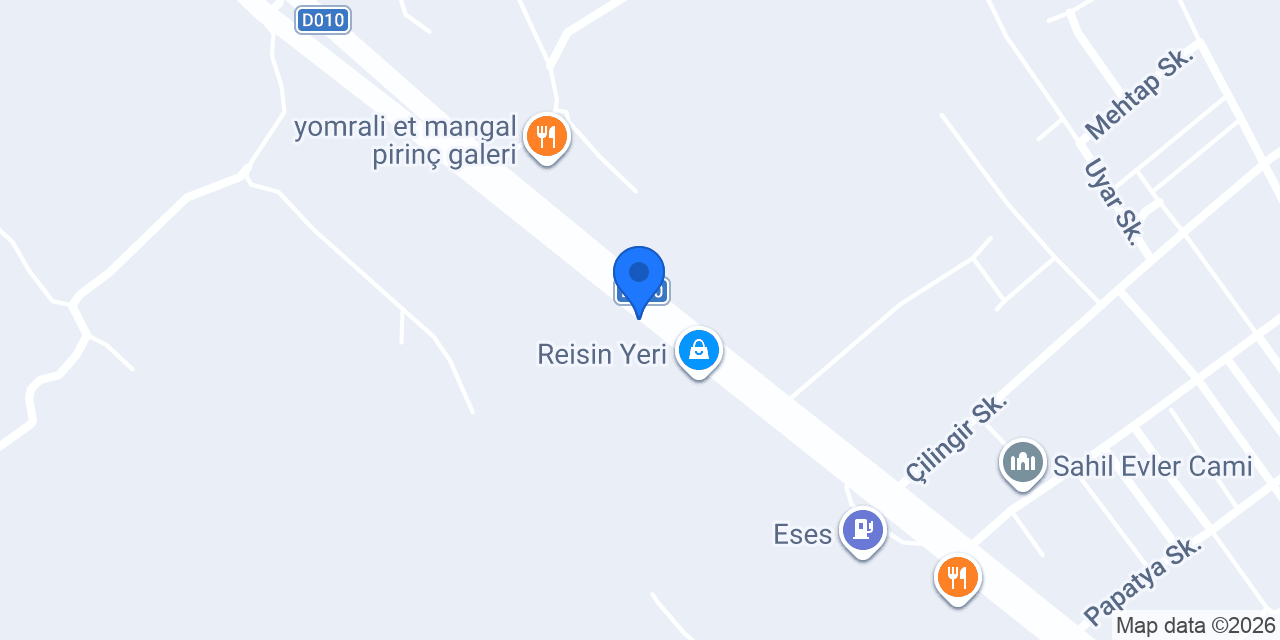 Şahin Kereste Orman Ürünleri konumu