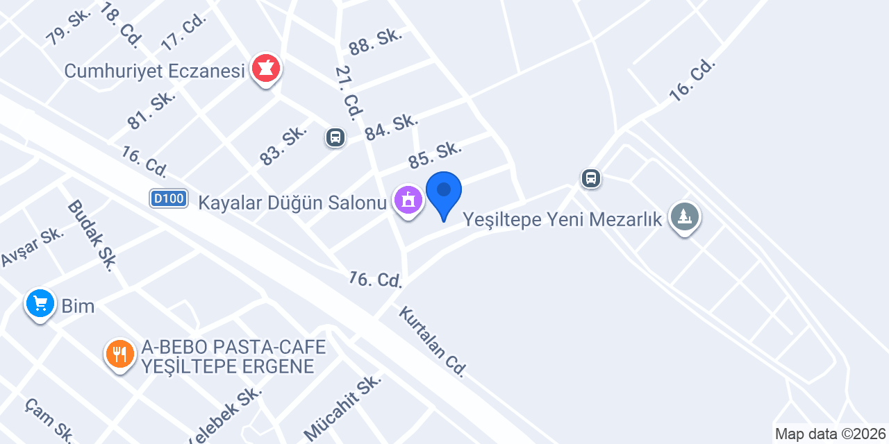 Enes Market konumu