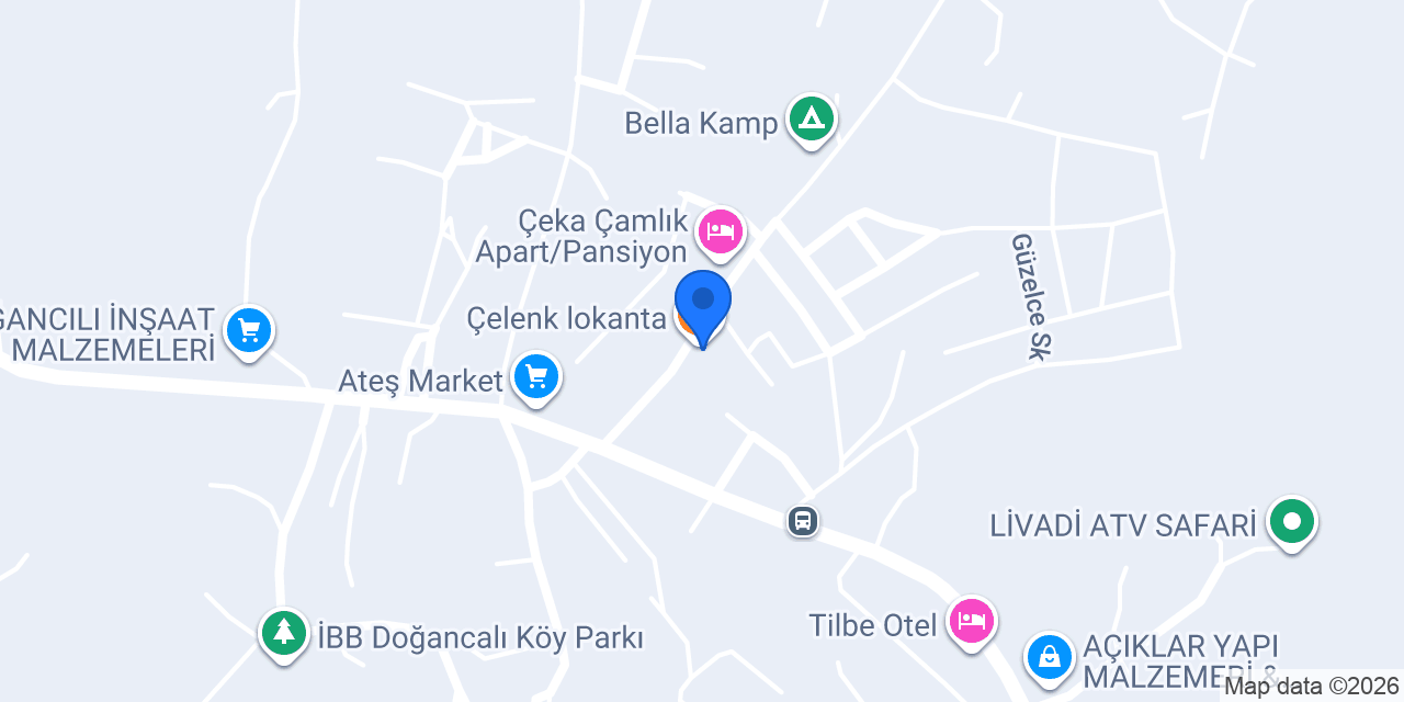 Çelenk lokanta konumu