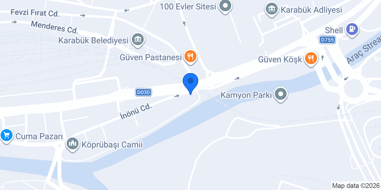 Aydın Pide&Kebap Karabük konumu