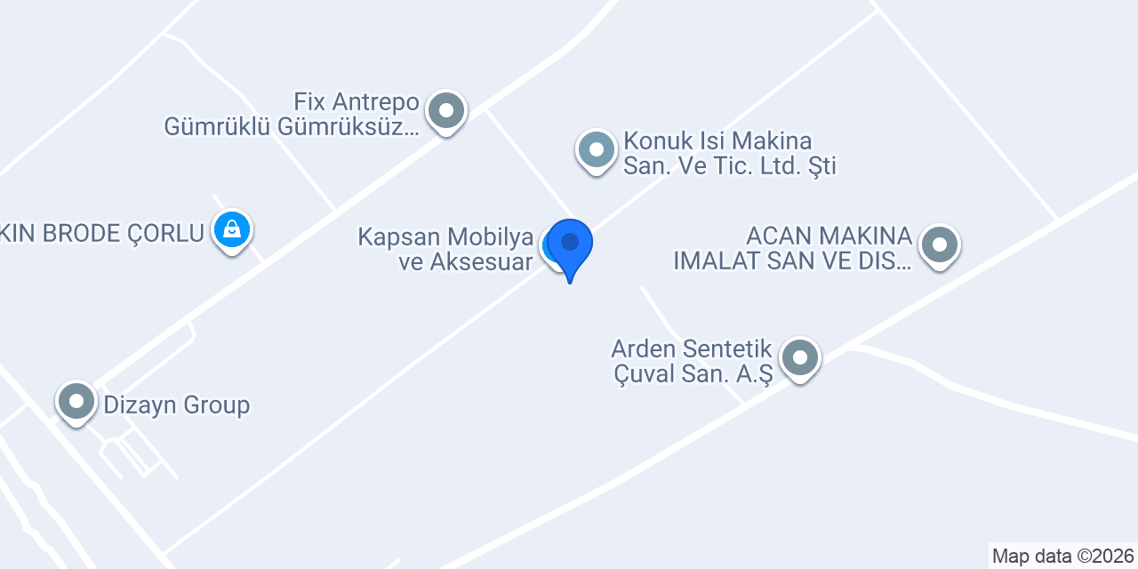 Kapsan Mobilya ve Aksesuar konumu