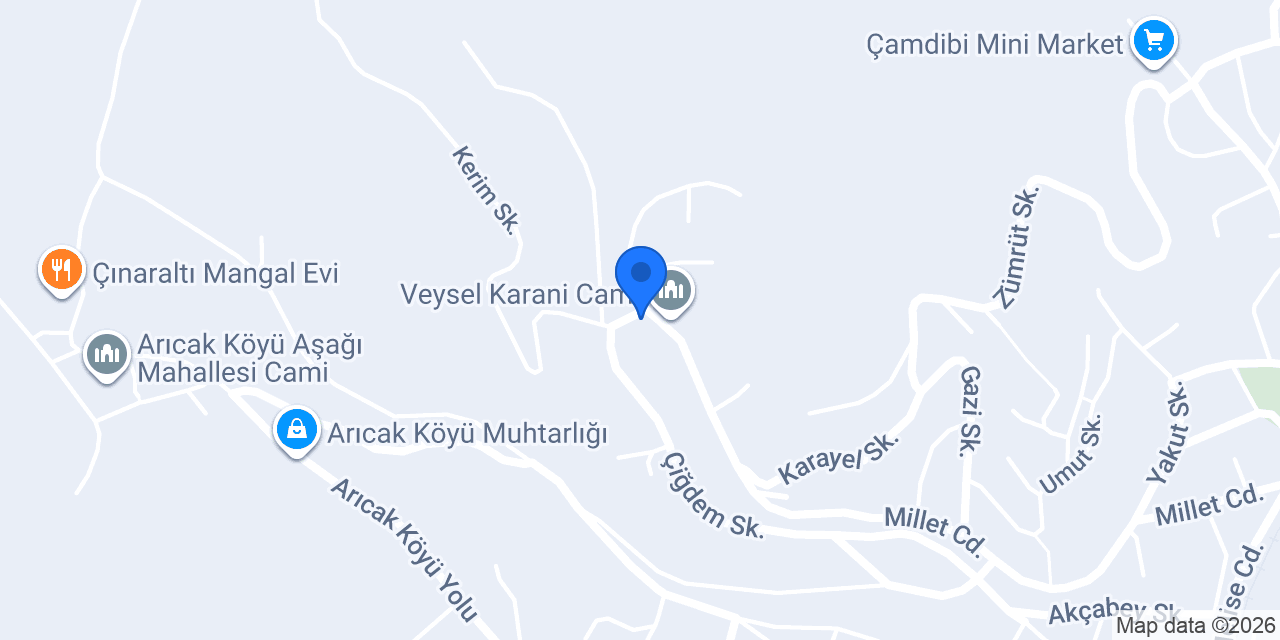 Karabük Gülbeyaz Temizlik konumu