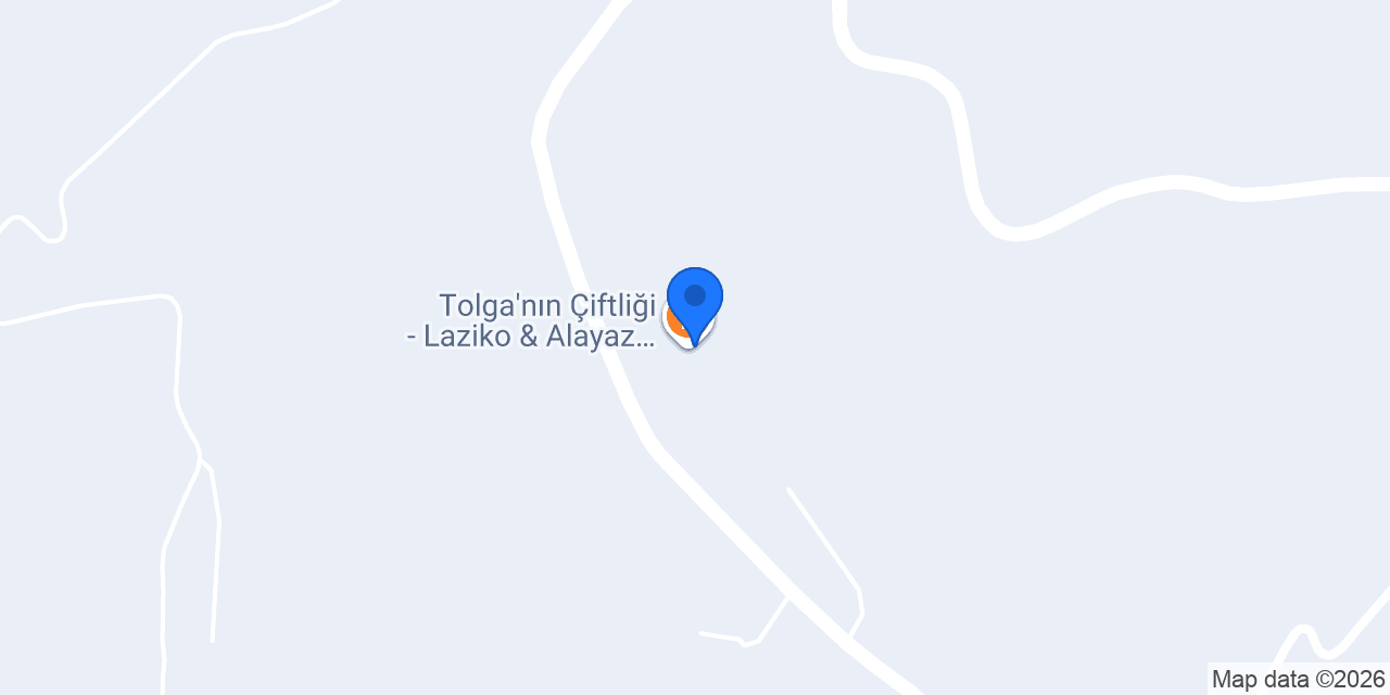 Tolga'nın Çiftliği - Laziko & Alayaz Bungalov konumu