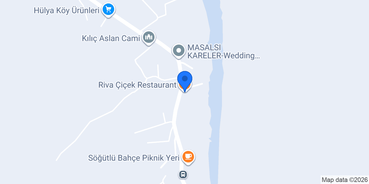 Riva Çiçek Restaurant konumu
