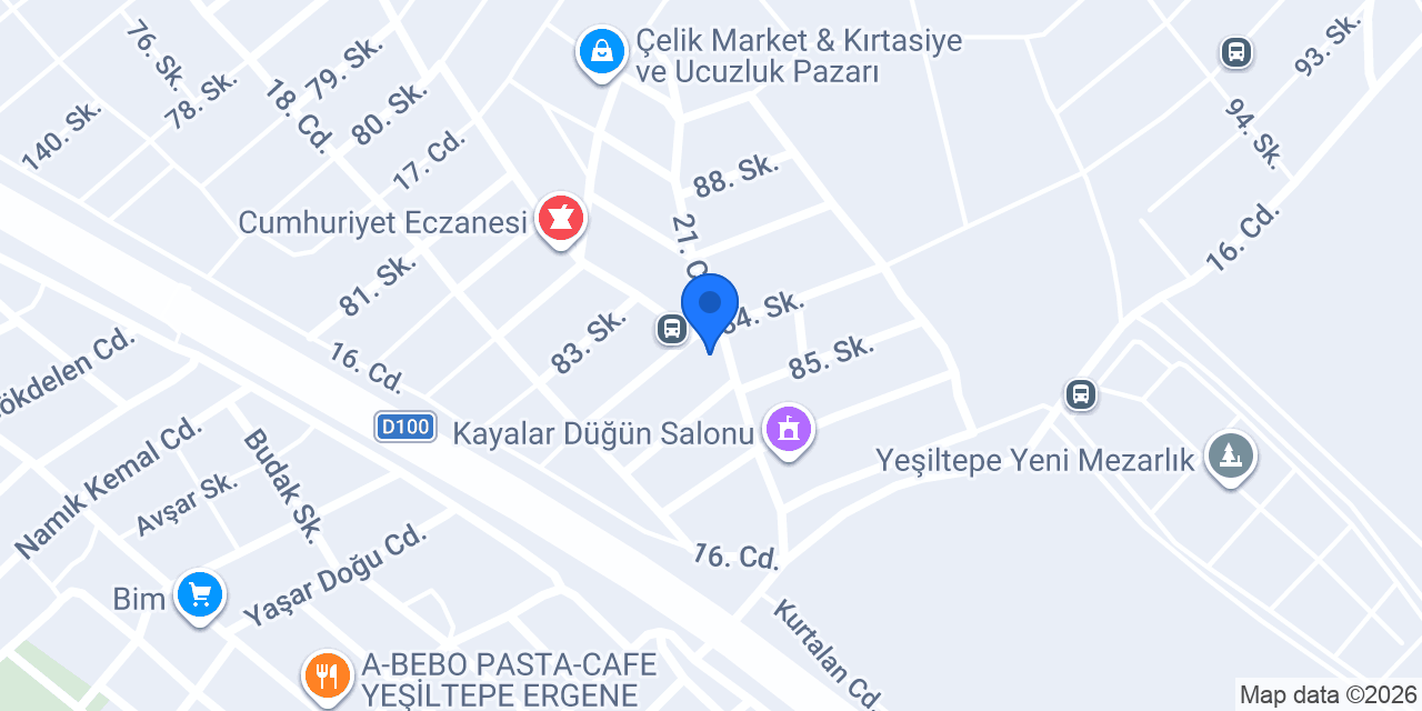 AKYILDIZ MOBİLYA konumu