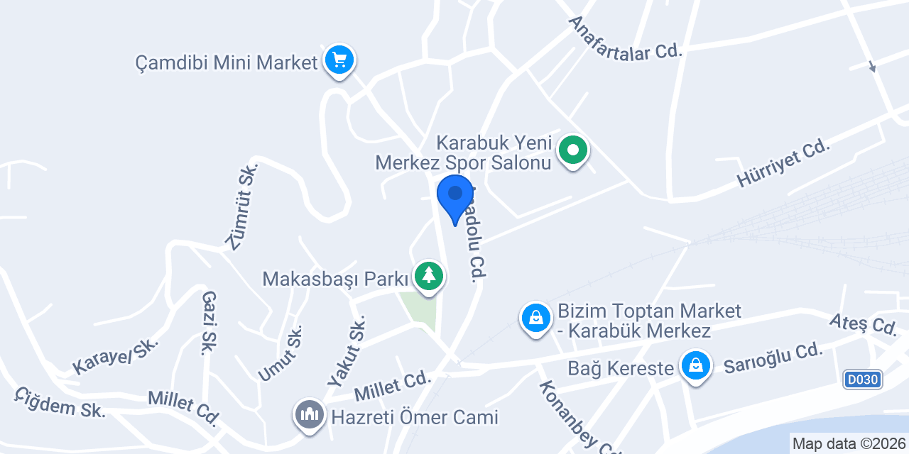 Çalıkuşu Hediyelik Eşya konumu