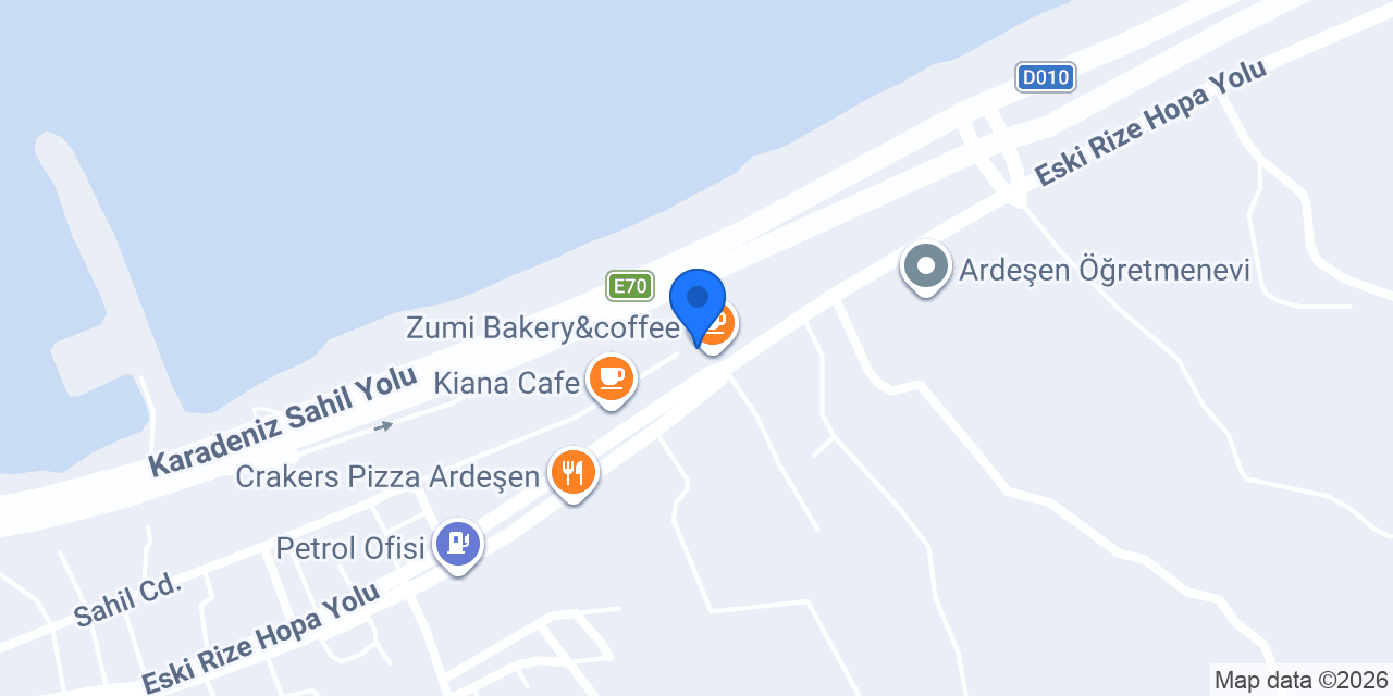 Kahve Konağı Ardeşen konumu