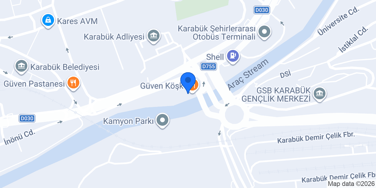 Güven Köşk konumu