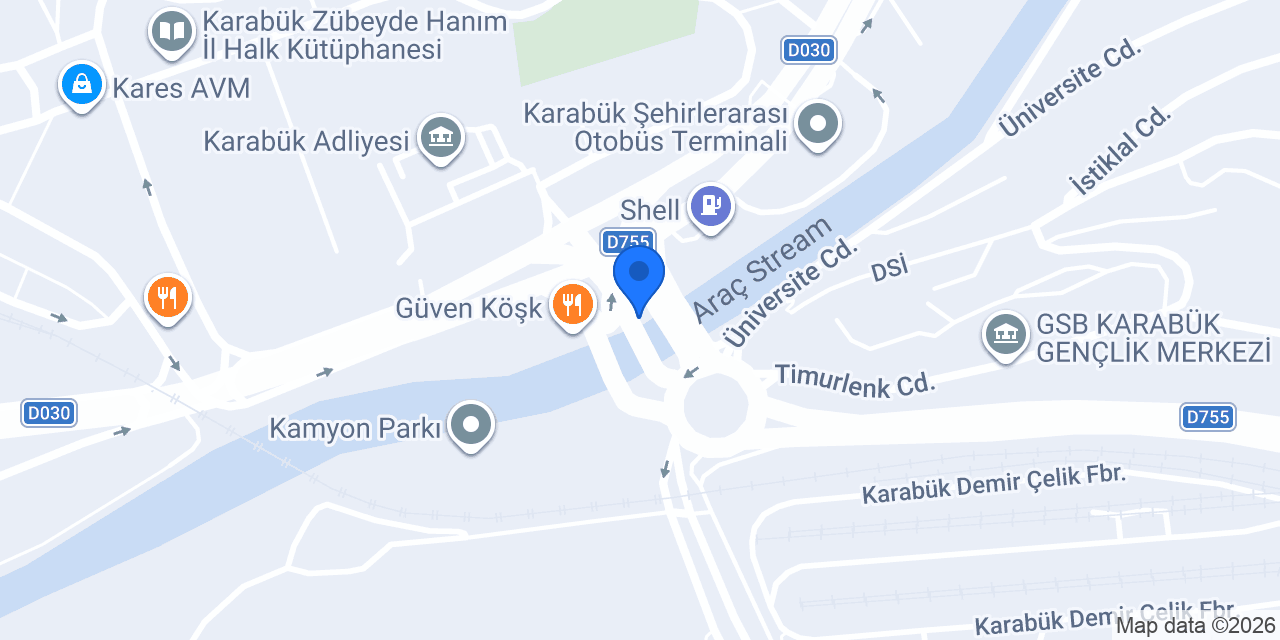 Poyraz oto servis konumu