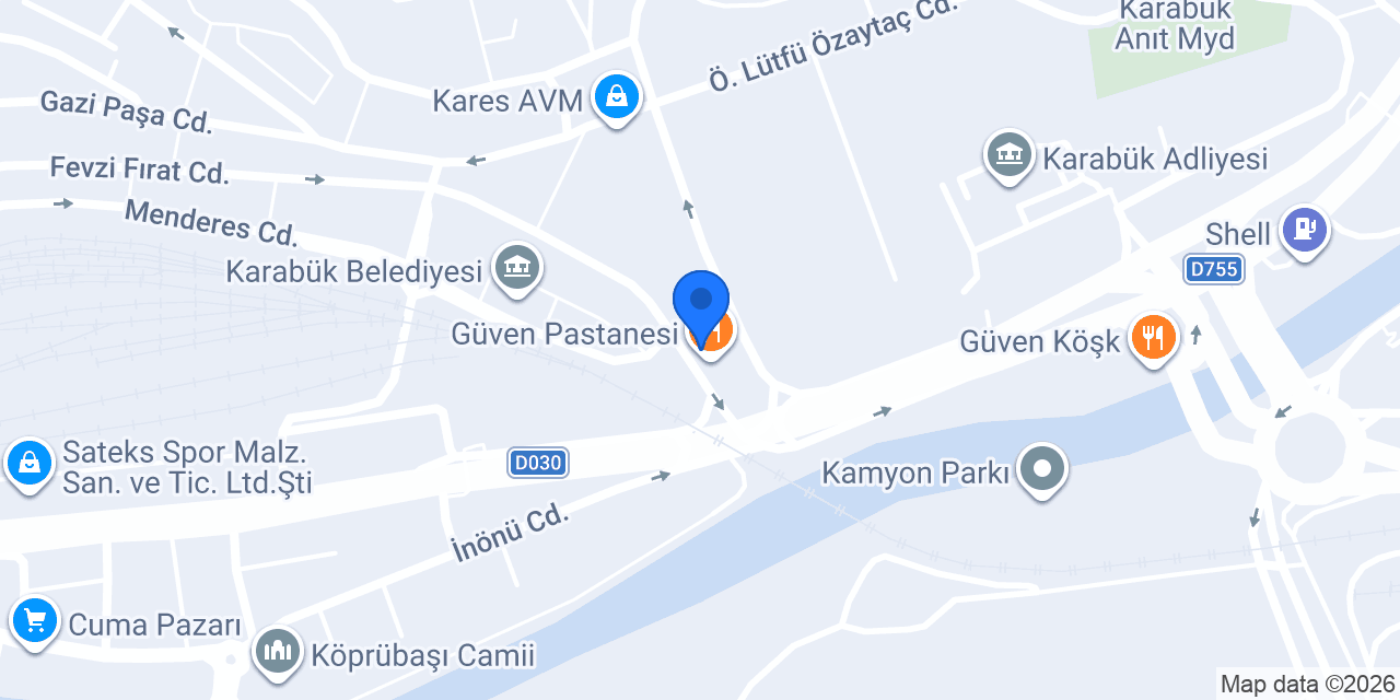 Maxsos Döner Karabük konumu
