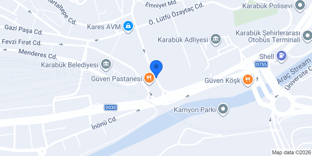 Çelen Emlak konumu