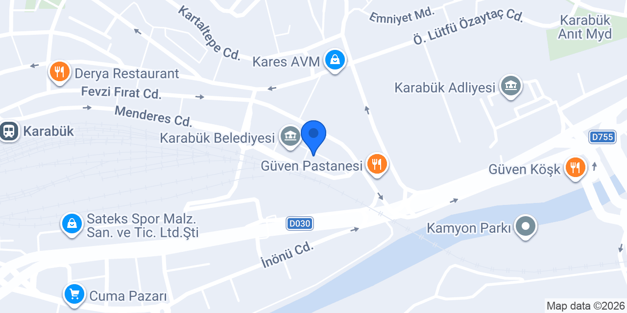 Gedik Yatırım - Karabük Şubesi konumu