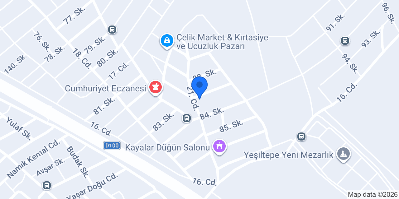 Bizimle Çiǧköfte konumu
