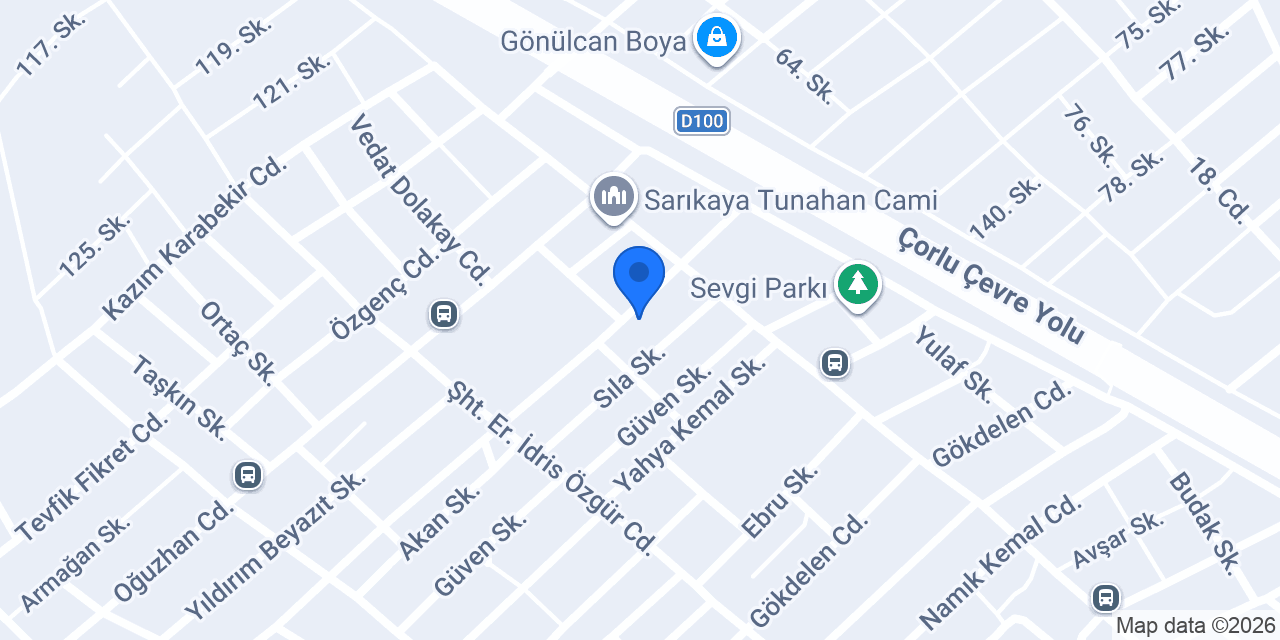 Çelebioğlu Cam Fabr. konumu