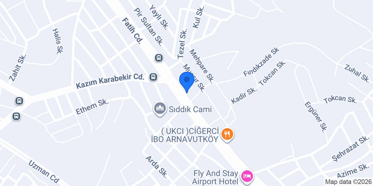 Uçkunlar Mobilya konumu