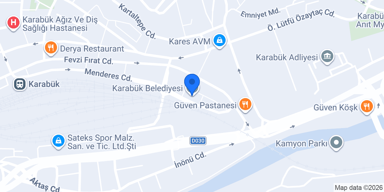 Sinpaş Yapı Tasarruf Sandığı Karabük Şube konumu