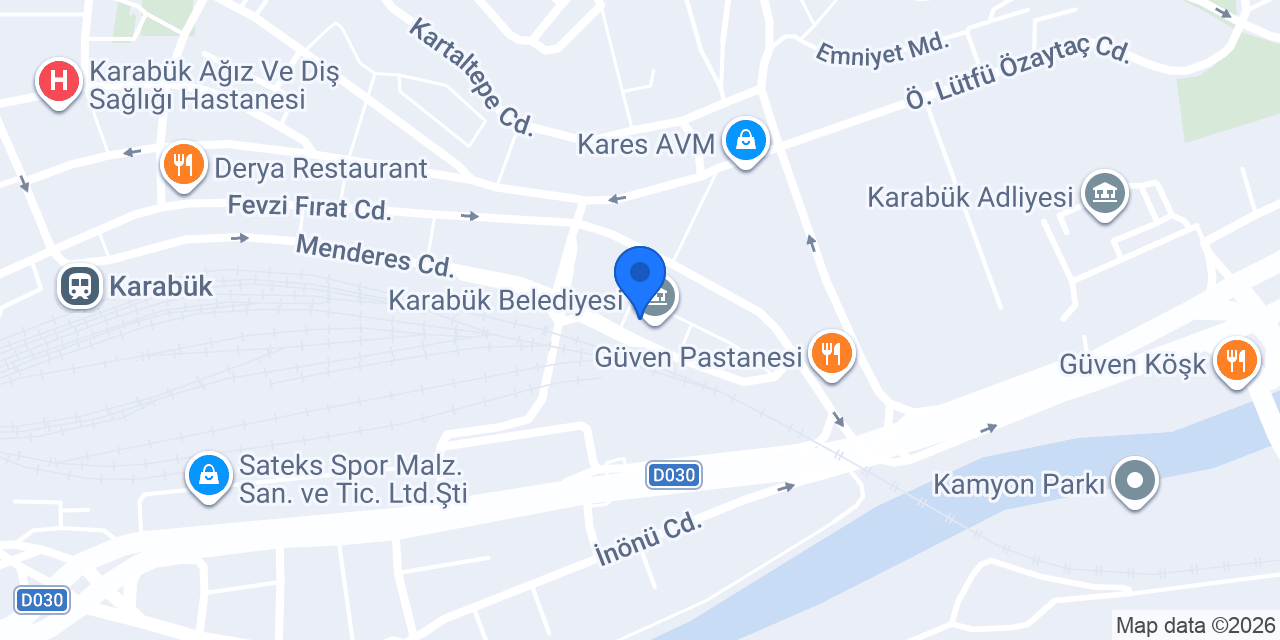 Ziraat Katılım Karabük Şubesi konumu