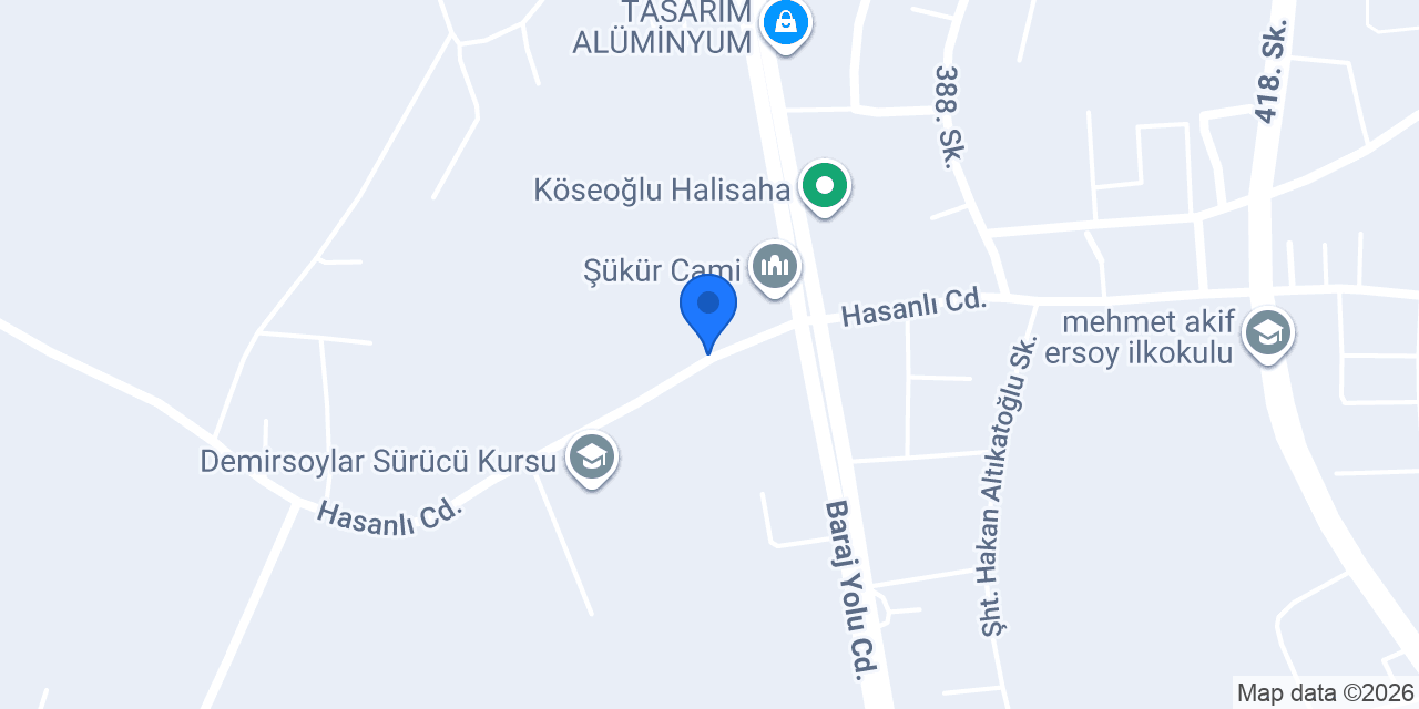 Öz Güven Yapı konumu