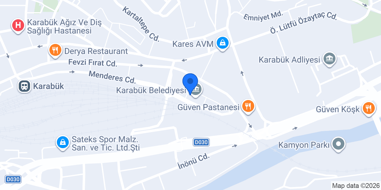 Akbank-karabük Şubesi konumu