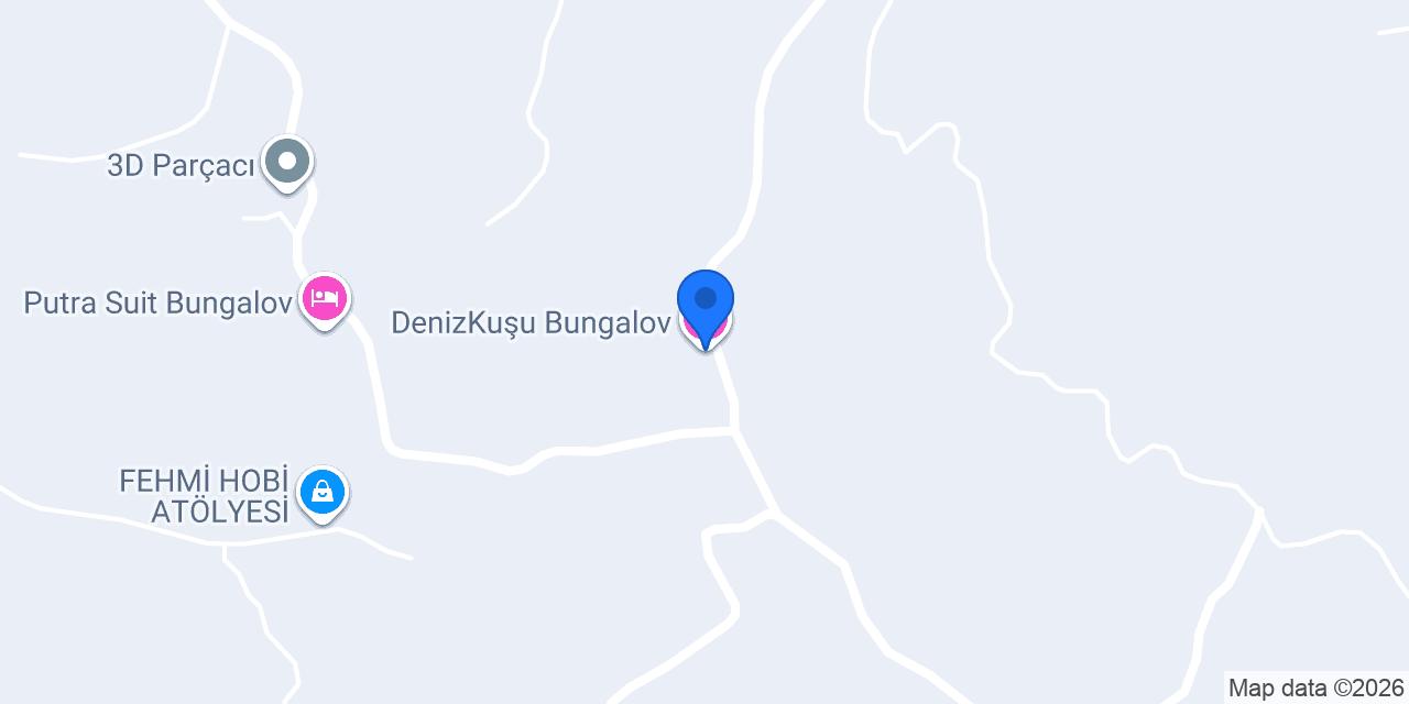 DenizKuşu Bungalov konumu