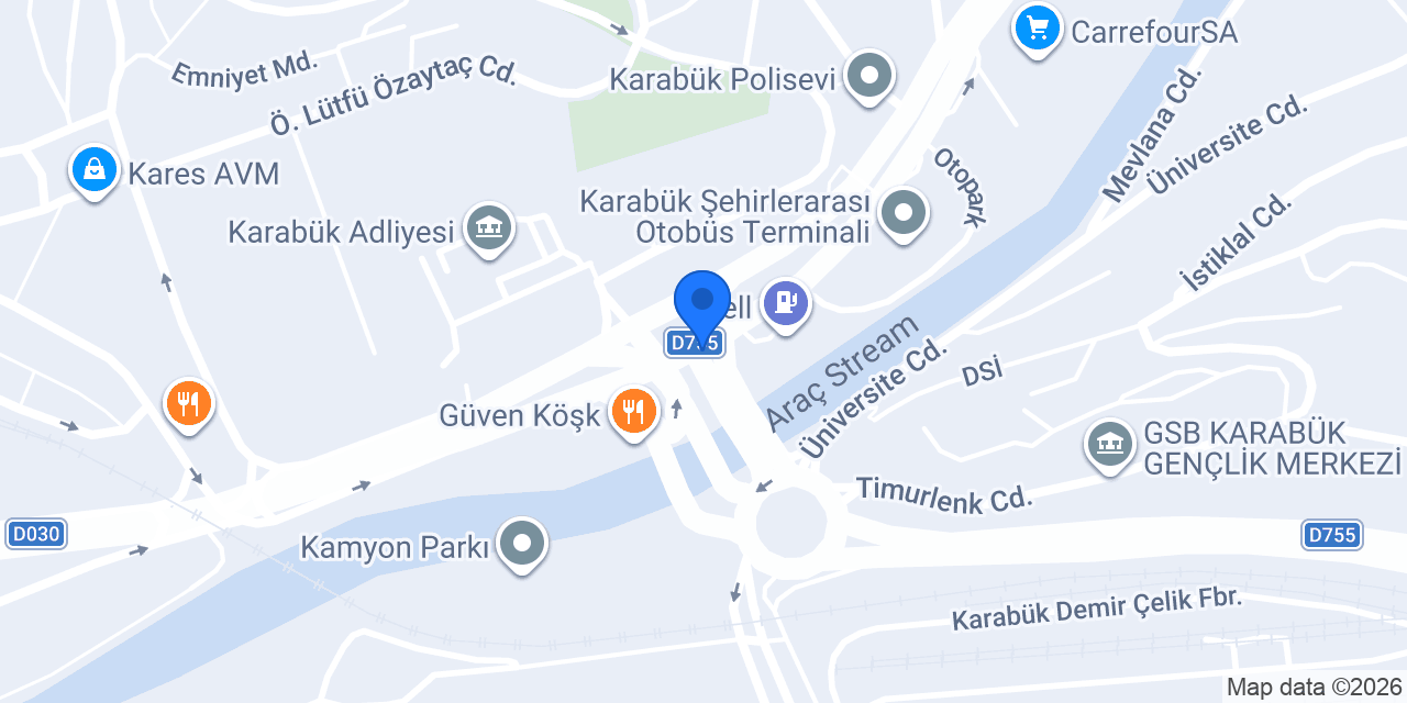 Baba Ocağı Çay Bahçesi konumu