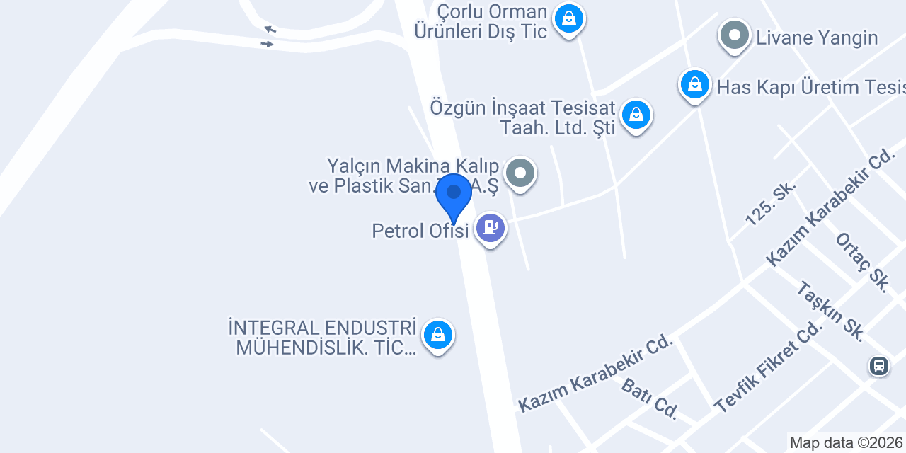Çorlu Mermer konumu