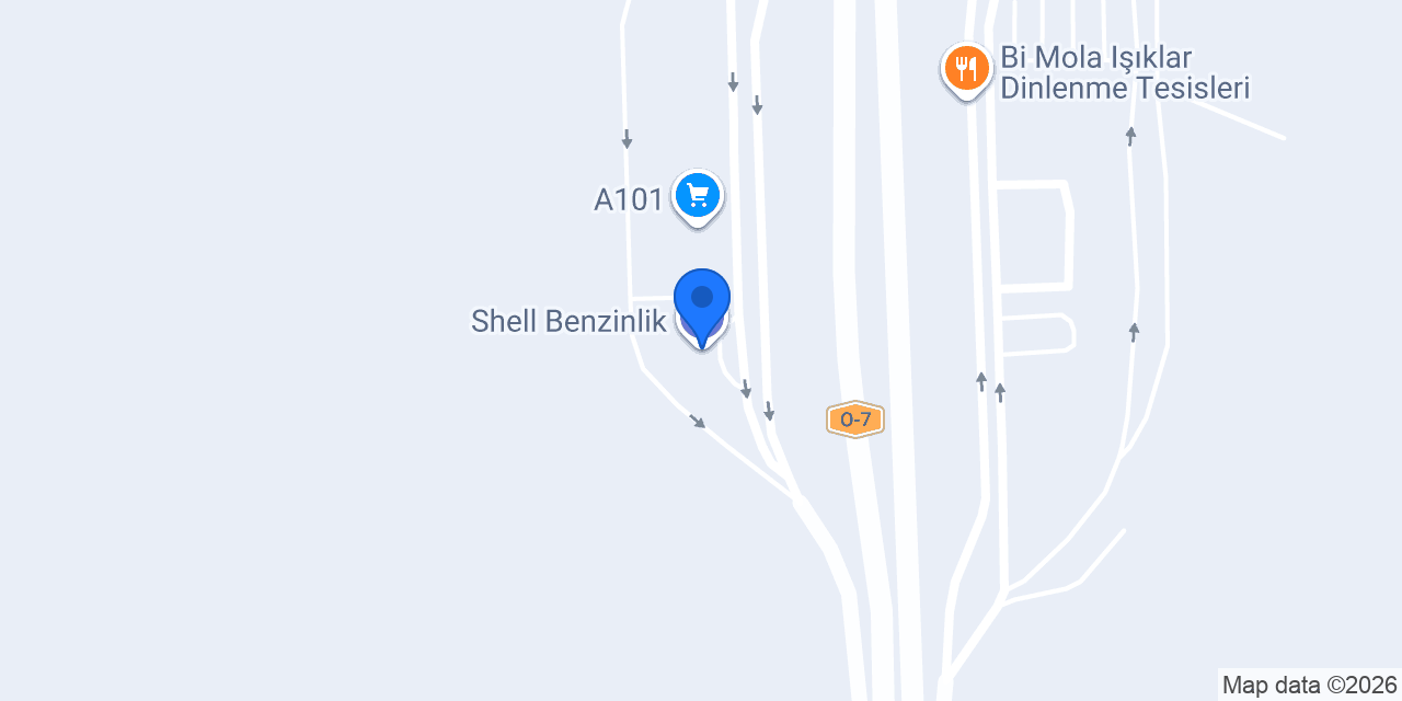 Shell Benzinlik konumu