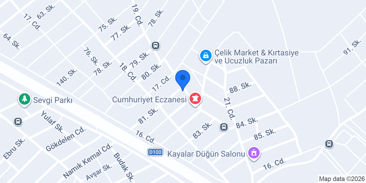 İNAN ORGANİZASYON konumu