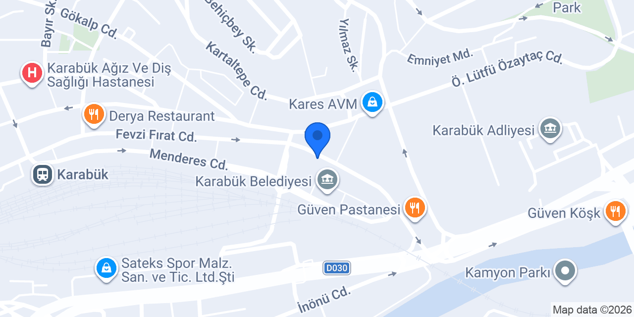 Albaraka Türk Karabük Şubesi konumu