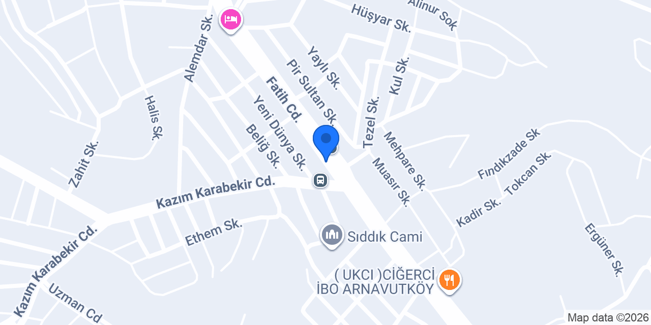 Adres Moda Evi konumu