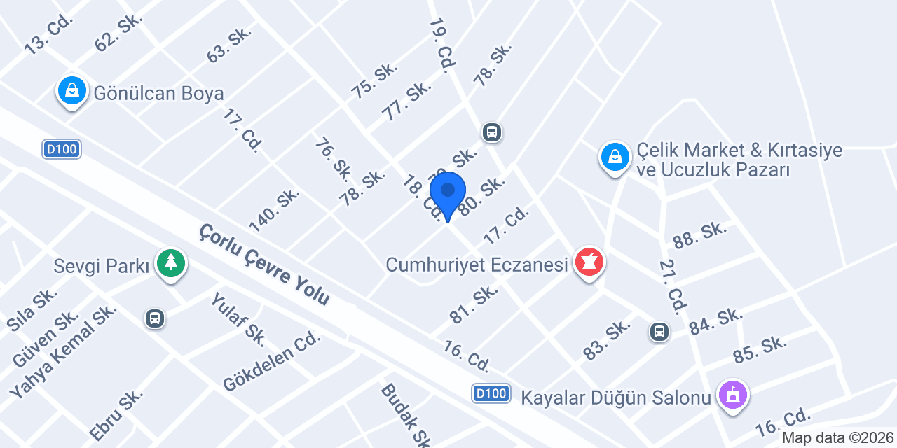 Ustam Çiğköfte konumu