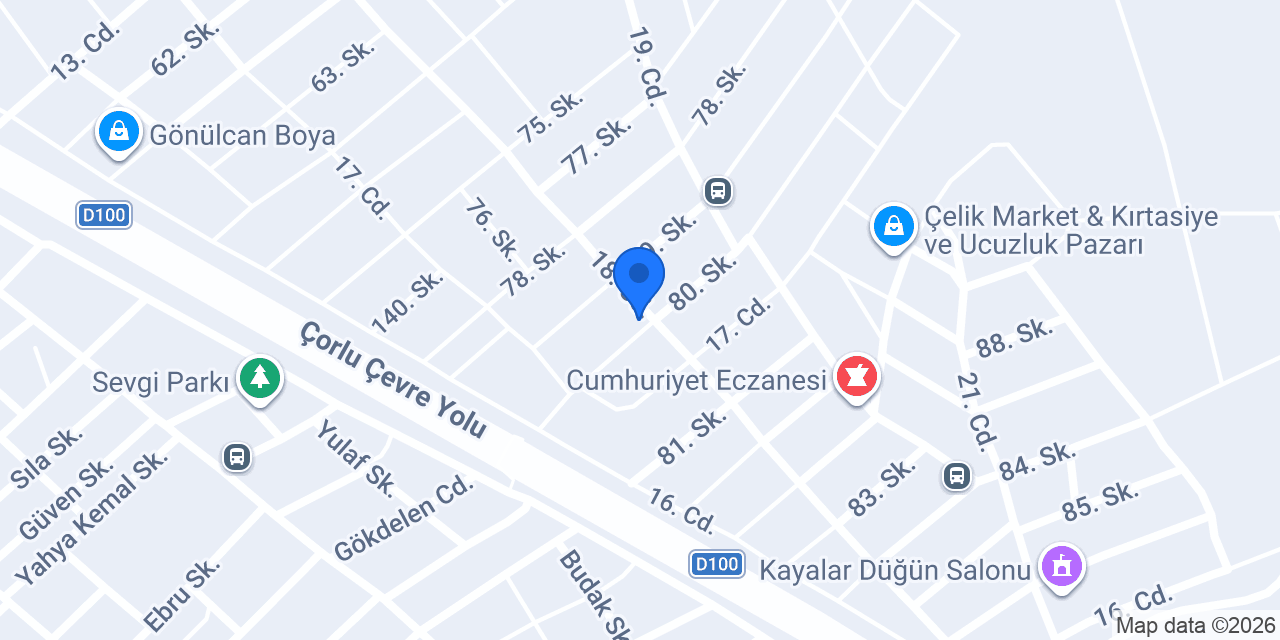 KAYALAR İNŞAAT SATIŞ OFİSİ konumu