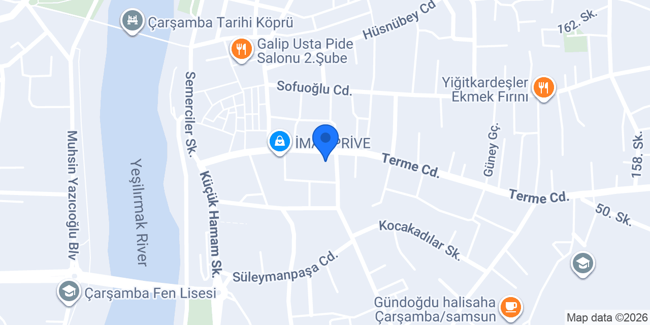 Palmiye Pastanesi konumu