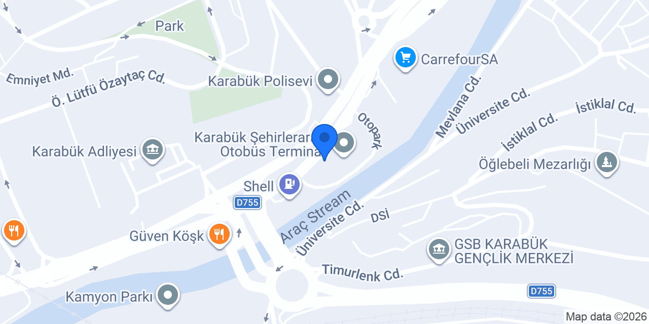 Terminal Taksi konumu